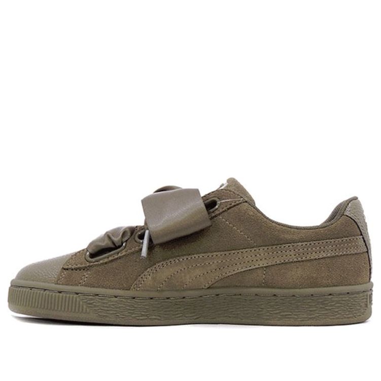 (WMNS) PUMA Suede Heartbubble Green 366441-03
