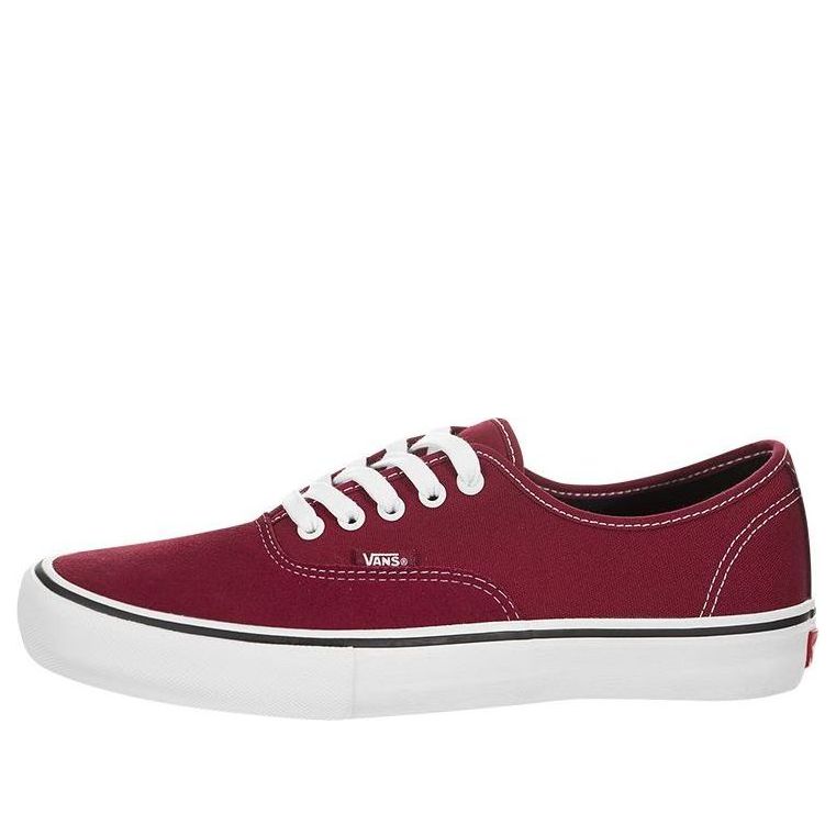 Vans Authentic Pro Casual Skateboarding Shoes Unisex Red Wine VN0A3479919