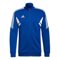 Men's adidas Small Logo Side Stripe Casual Jacket Blue HB0005