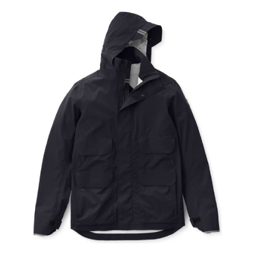 Canada Goose Meaford Black Label Hooded Jacket For Men Navy 5611MB-67