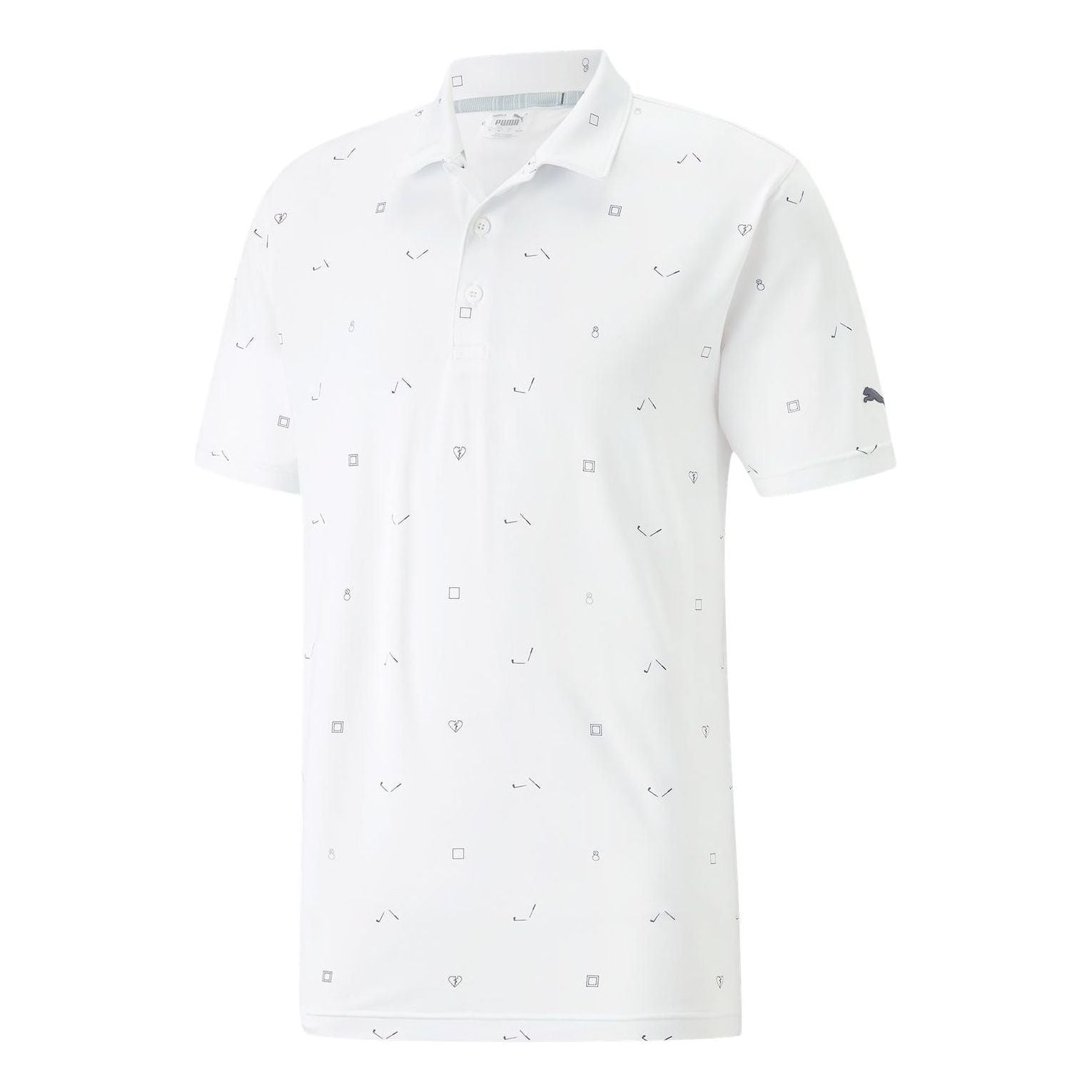 PUMA Cloudspun Love Golf Polo Shirt 'White' 533855-01