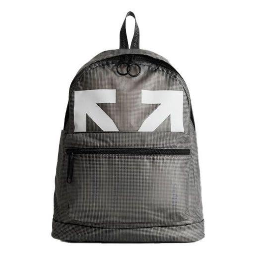 Off-White logo Printing Bag Pack Grey OMNB029E20PLA0011001