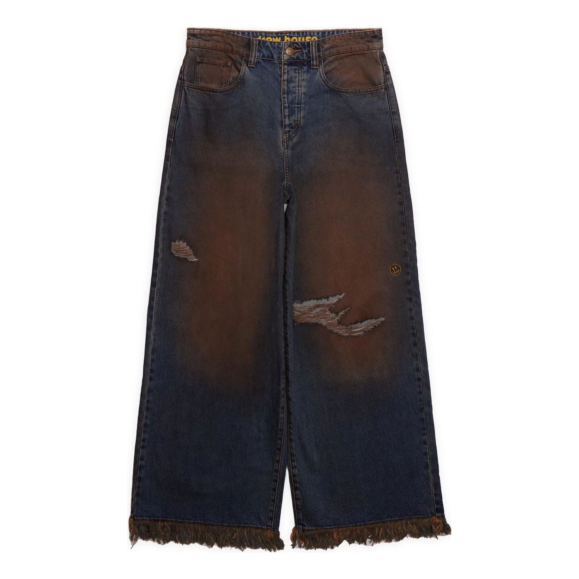 Drew House Ultra Wide Leg Jeans 'Weddington Wash' DR-SS22-336