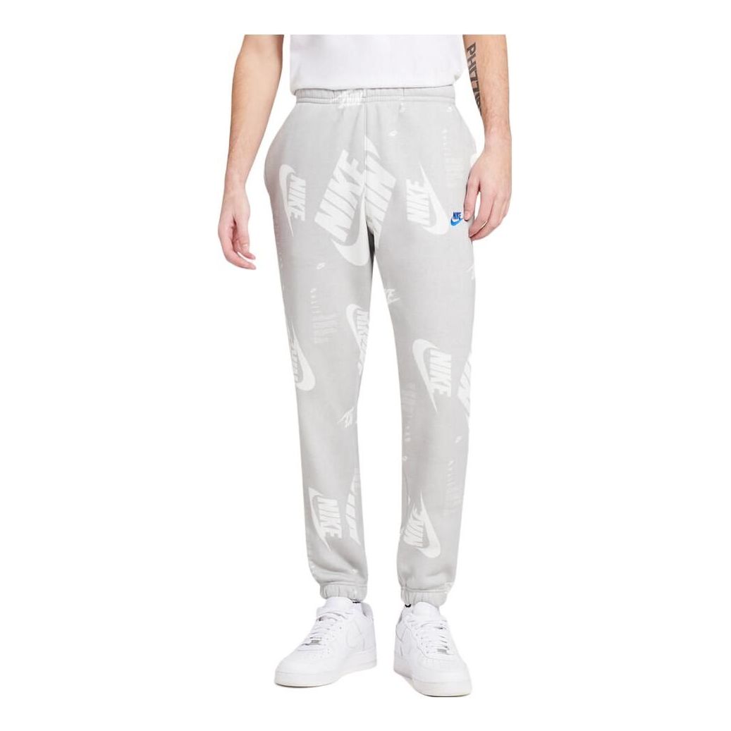 Nike Sportswear Club Fleece Swoosh Jogger Pants 'Grey' DQ5161-097