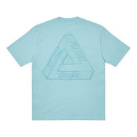 Palace Tri-Ferg Embossed T-Shirt 'Light Blue' P22ES174