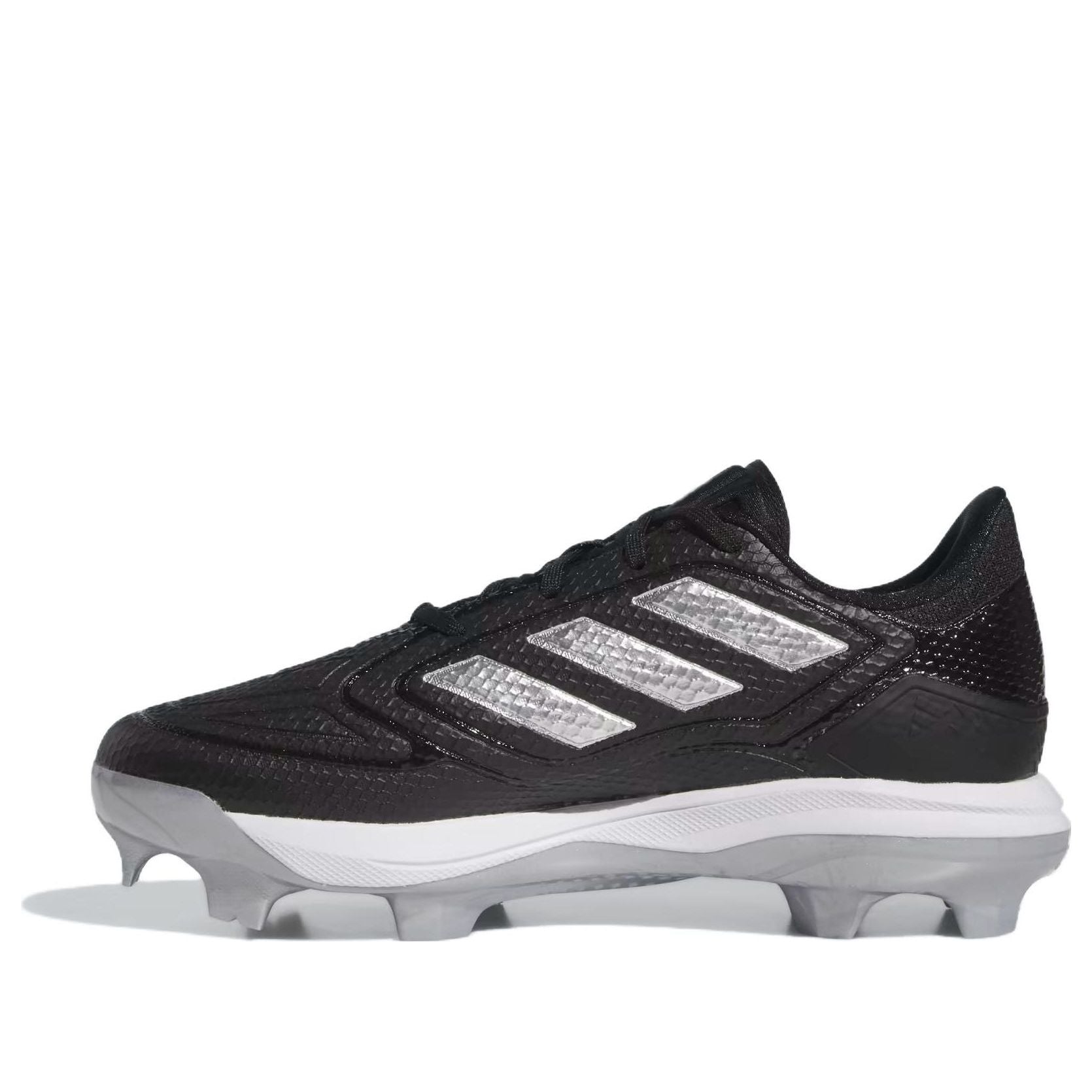 (WMNS) adidas Adizero PureHustle 3 TPU Cleats 'Black Silver Metallic' IG7136