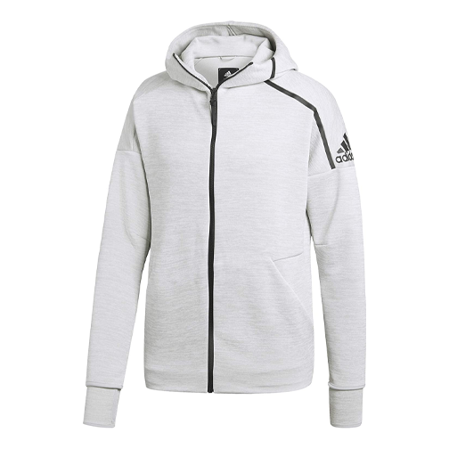 adidas M ZNE hd FR Hooded Jacket Silver Gray CY9904