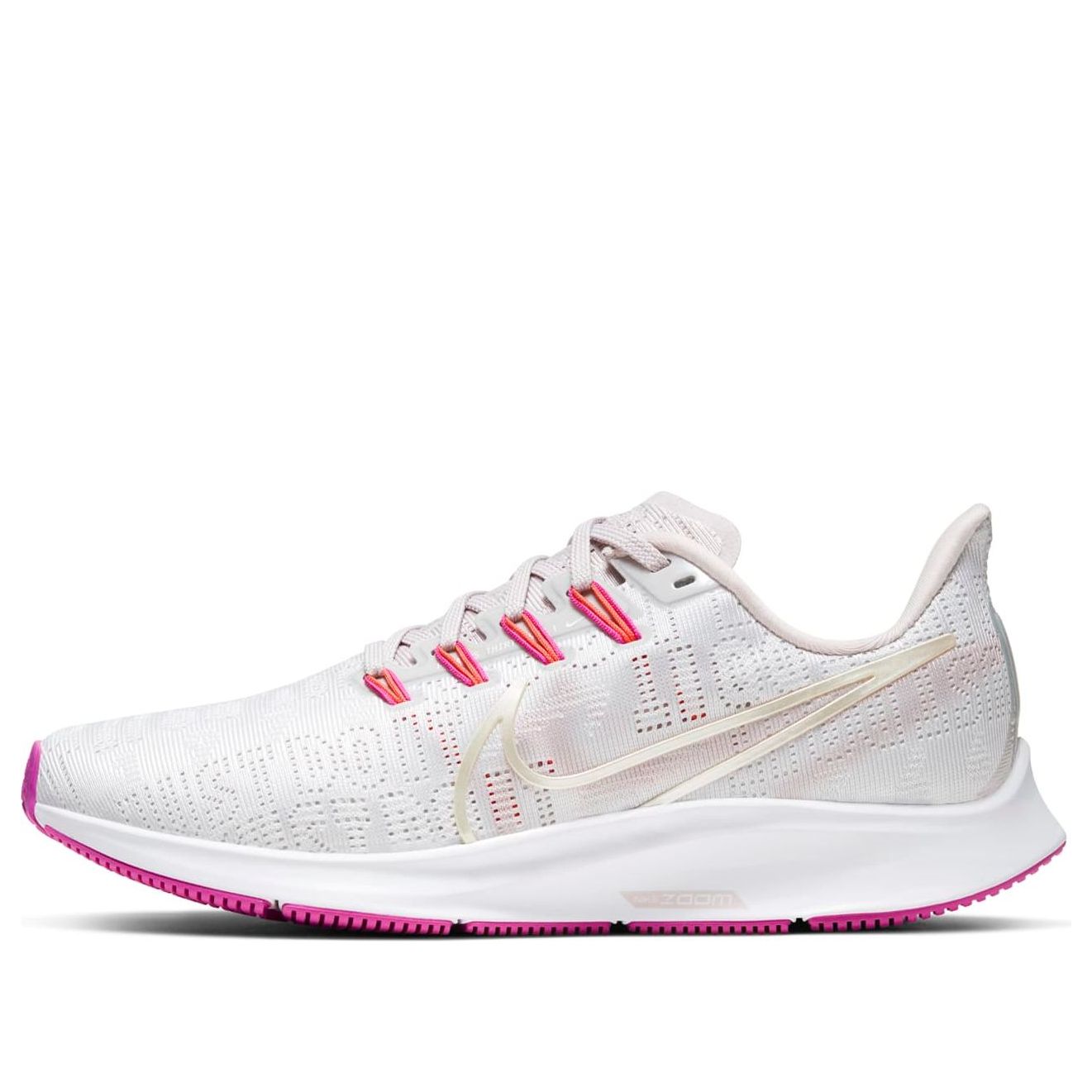(WMNS) Nike Air Zoom Pegasus 36 Premium 'Vast Grey Fire Pink' BQ5403-004