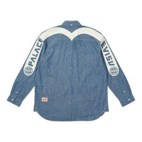 Palace x Evisu Classic Daicock Denim Shirt 'Blue' P21EVSHT001