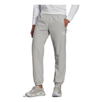 Men's adidas SS22 Solid Color Logo Printing Bundle Feet Sports Pants/Trousers/Joggers Light Grey HC7113