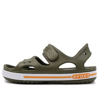 (PS) Crocs Flat Casual Army Green Sandals 14854-309