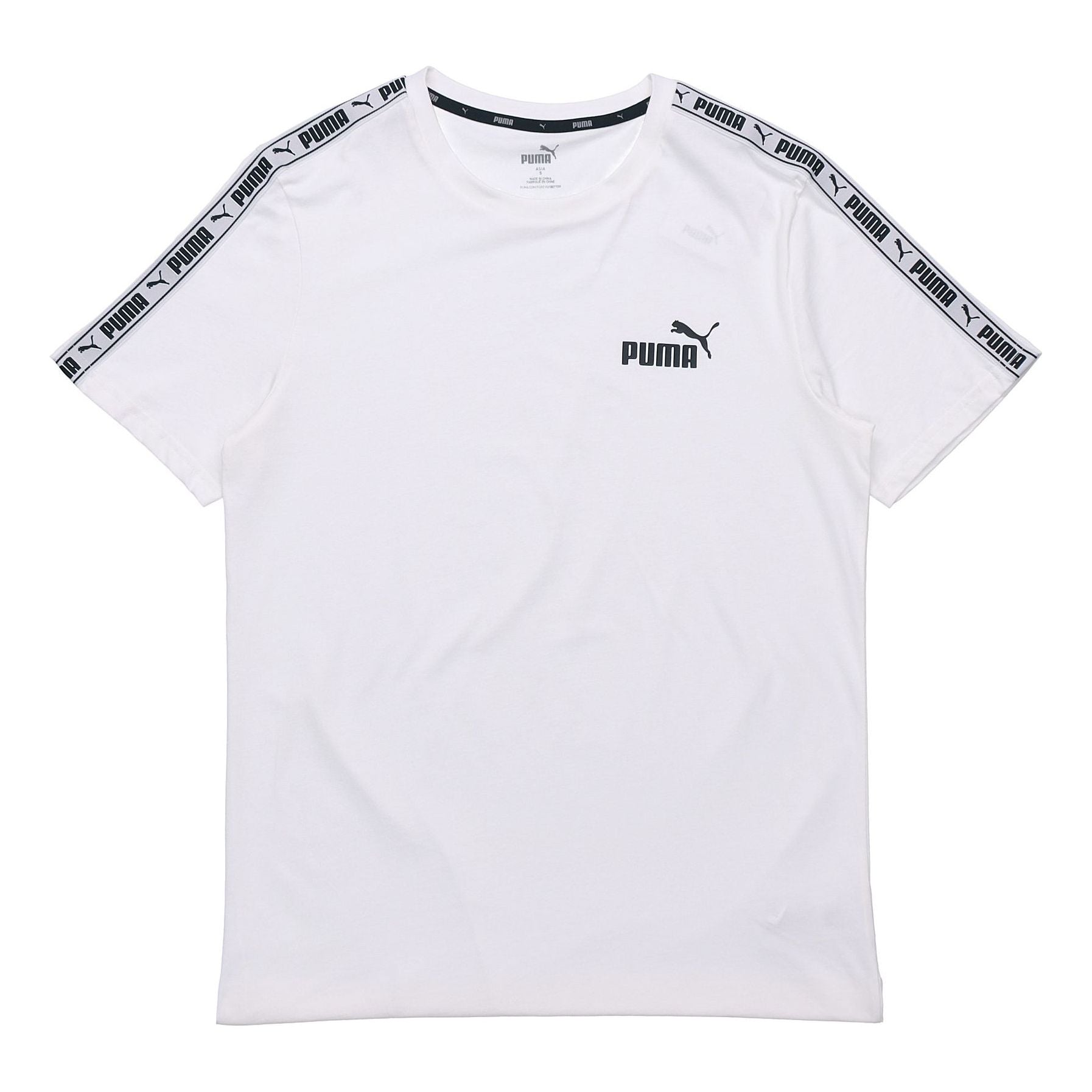 PUMA Taping Logo T-Shirt 'White' 532557-02