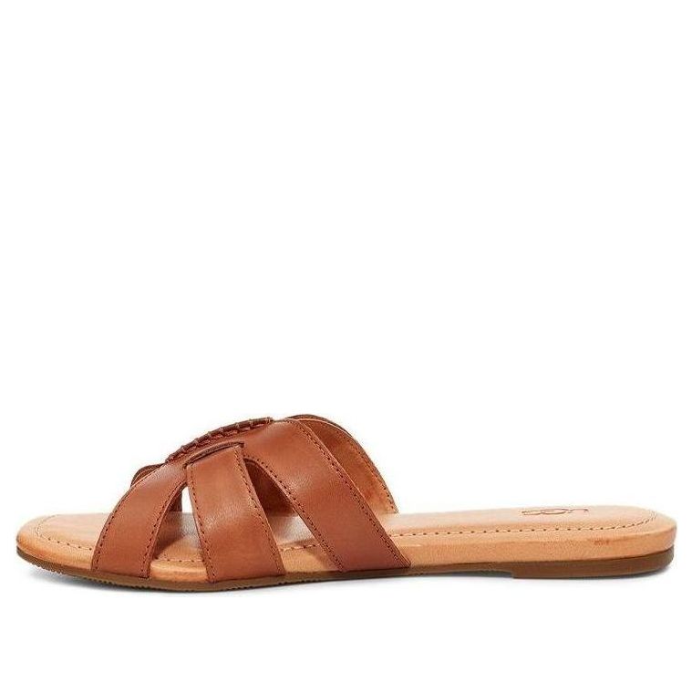 (WMNS) UGG Teague Brown Slippers 1119750-TLTH