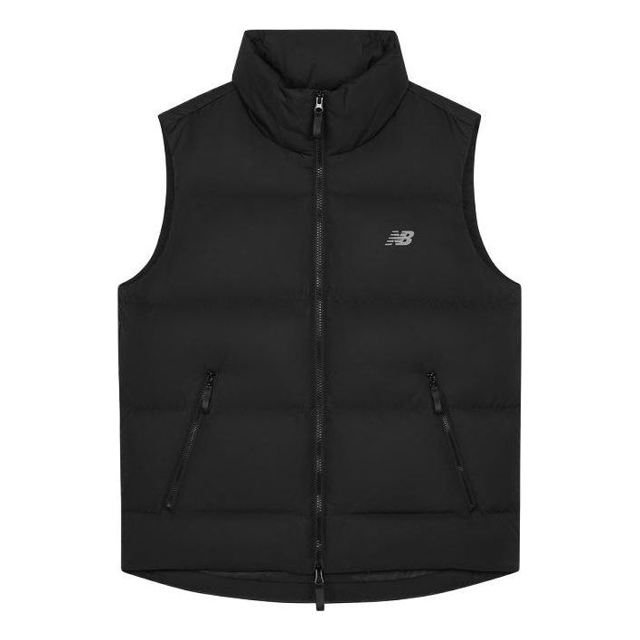 New Balance Classic Puffer Down Vest Asia Sizing 'Black' AMV33331-BK