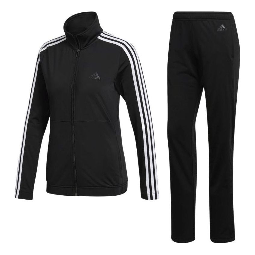 (WMNS) adidas Back to Basics Training Track Suit Asia Sizing 'Black' BK4674