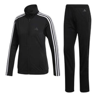 (WMNS) adidas Back to Basics Training Track Suit Asia Sizing 'Black' BK4674