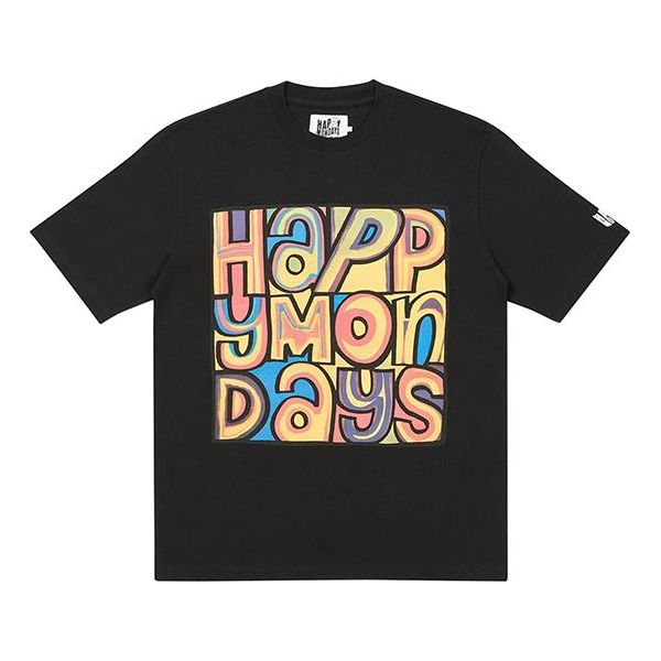 PALACE Alphabet Short Sleeve Round Neck Unisex Black P19TS321