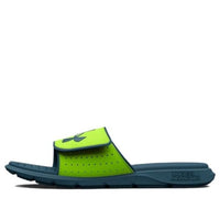 (GS) Under Armour Ignite Pro Slide 'Lime Surge Static Blue' 3026036-301