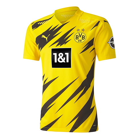 PUMA Borussia Dortmund 20/21 Authentic Home Jersey 'Yellow' 757151-01