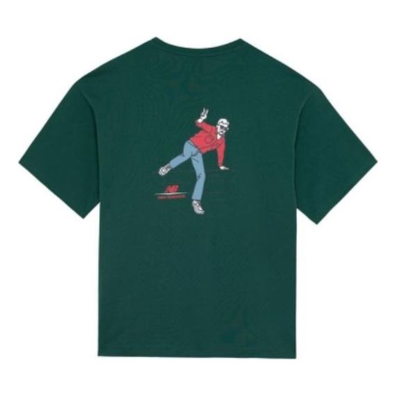 New Balance Lifestyle Graphic Tee Asia Sizing 'Green' AMT22392-NWG