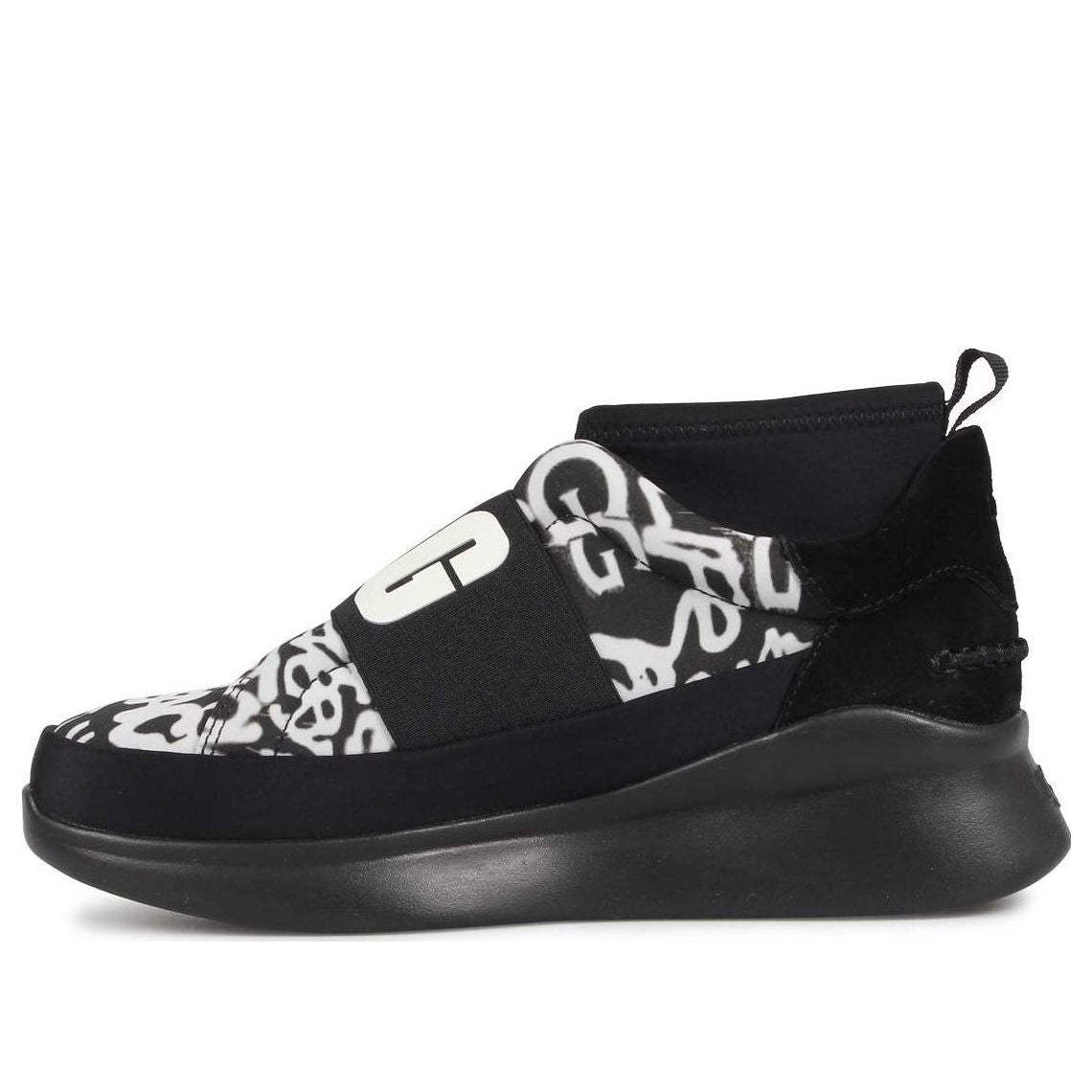 (WMNS) UGG Neutra Graffiti Pop Trainer 'Black White' 1106737