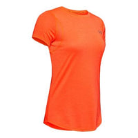 (WMNS) Under Armour UA Streaker Sports Breathable Short Sleeve Orange 1341520-836