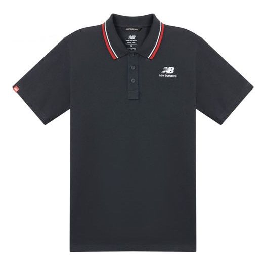 New Balance Classic Short Sleeve Polo Shirts Asia Sizing 'Navy' AMT01983-ECL