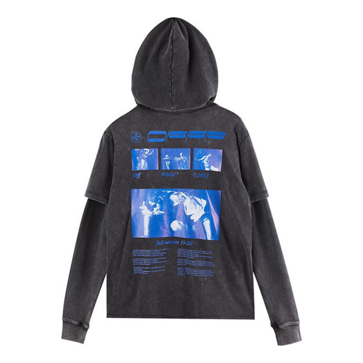 Men's Off-White Printing Black OMAB033F191850091030