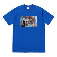 Supreme SS18 Hardware Tee Royal Printing Short Sleeve Unisex Blue SUP-SS18-513