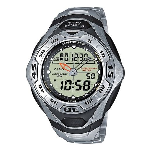 CASIO Male YOUTH Japan / South Korea Fashion Mens Silver Digital SPF-60D-7AVDRJP