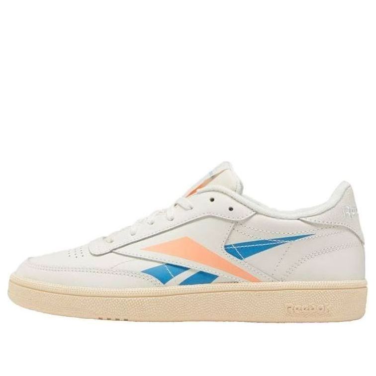 (WMNS) Reebok Club C 85 Beige/Red/Blue DV7247