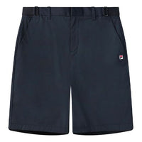 FILA Logo Pattern Casual Sports Shorts Navy Blue F11M122802F-NV