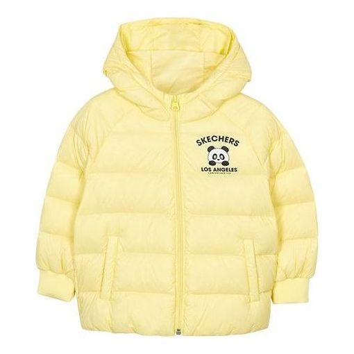 (GS) Skechers Logo Printed Graphic Jacket 'Yellow Black White' L321K158-00TC