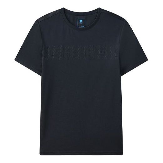 FILA Logo Round Neck Pullover Short Sleeve Blue F11M122137F-NV