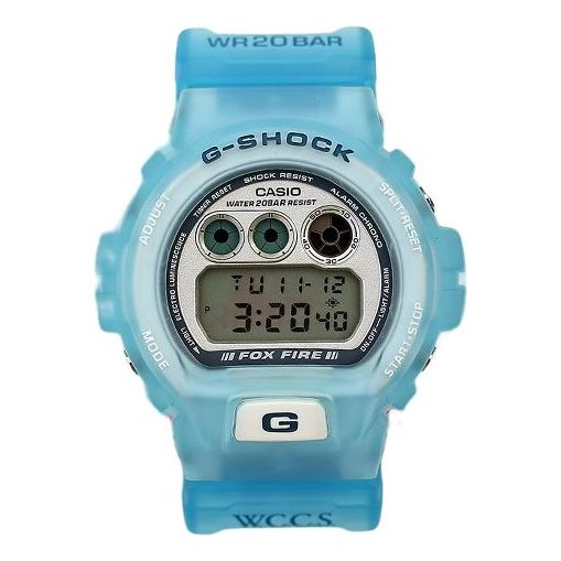 CASIO G-Shock Digital 'Light Blue' DW-6900WC-2BT