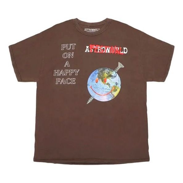 Travis Scott Unisex Cactus Jack Printing Brown TC-32