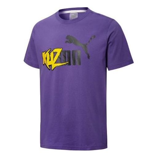 PUMA x Kuzma Tee 'Purple Black Yellow' 589312-02