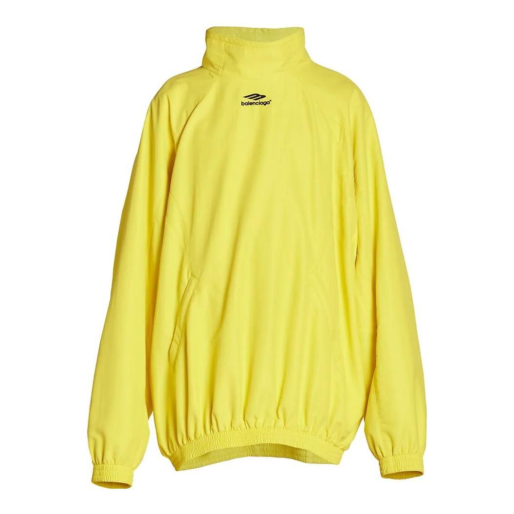 Balenciaga 3B Sports Icon Pull-Over Tracksuit Jacket 'Yellow' 720153TKO487640