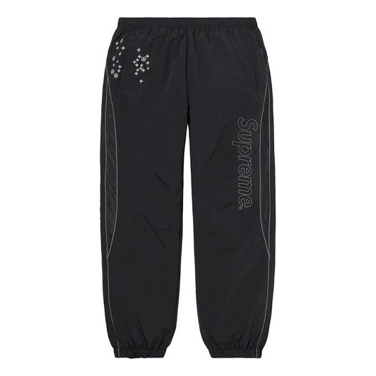 Supreme AOI Glow-In-the-Dark Track Pants 'Black White' SUP-SS22-120