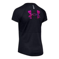 (WMNS) Under Armour Shanghai Graphic T-shirt 'Black Purple' 1348503-001