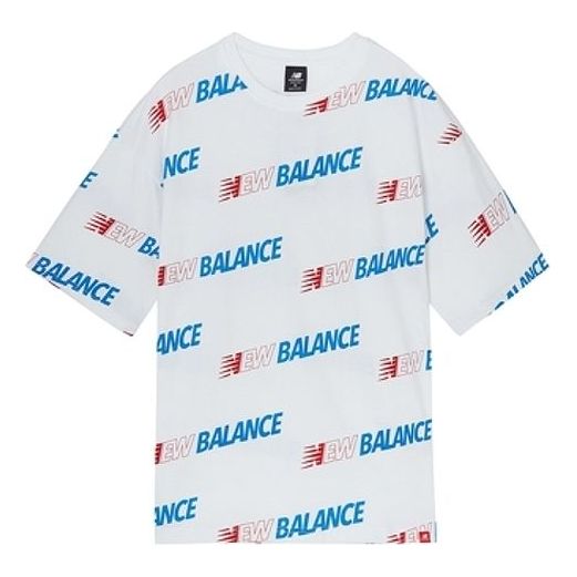 New Balance Men's New Balance Nb2020AMT03303 Round Neck Short Sleeve White AMT03302-MUN