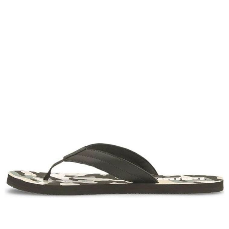 PUMA Cozy Flip Rebfl Sandals Black/Green 372283-01