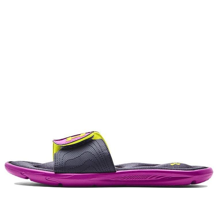 (WMNS) Under Armour Ignite 9 Slide 'Strobe Tempered Steel' 3022717-500