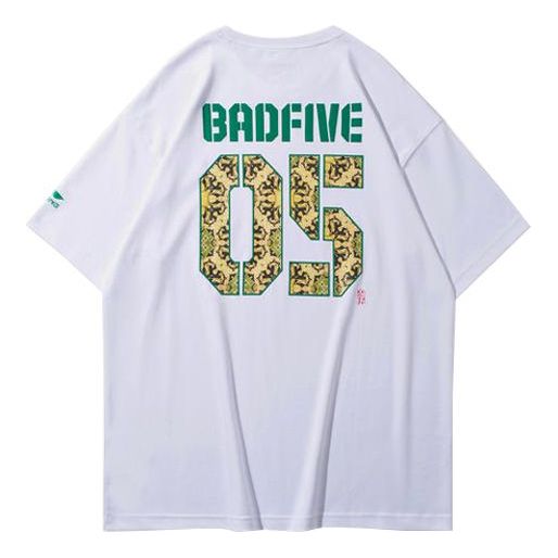 Li-Ning Paris fashion week Series Subject Element Printing Short Sleeve 'White' AHSQ085-2
