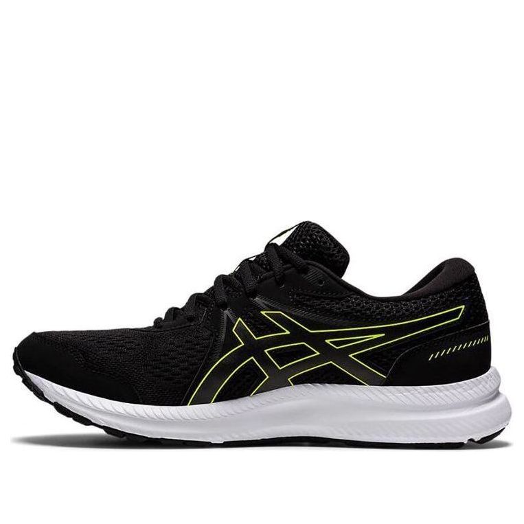ASICS Gel-Contend 7 4E Wide 'Black Hazard Green' 1011B039-003
