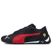 (GS) PUMA Scuderia Ferrari Race R-cat Low Top Running Shoes Black/Red 306546-02