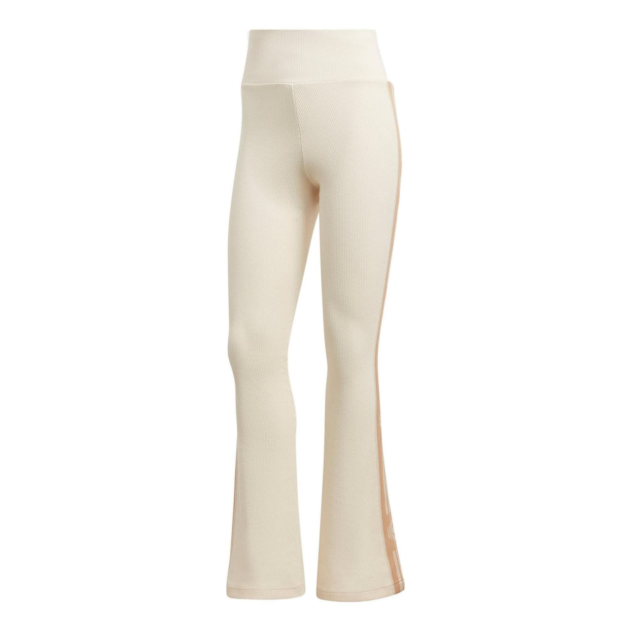(WMNS) adidas Ski Chic Flared Rib Leggings Asia Sizing 'White' IA3910