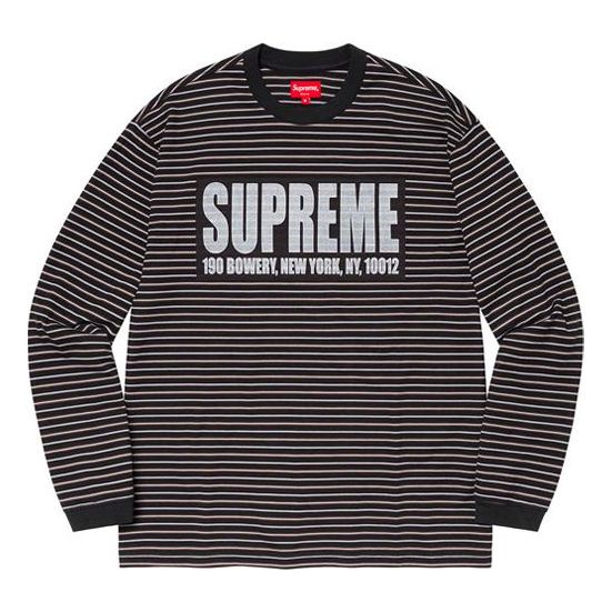 Supreme SS21 Week 1 Thin Stripe Top T SUP-SS21-461-BLK