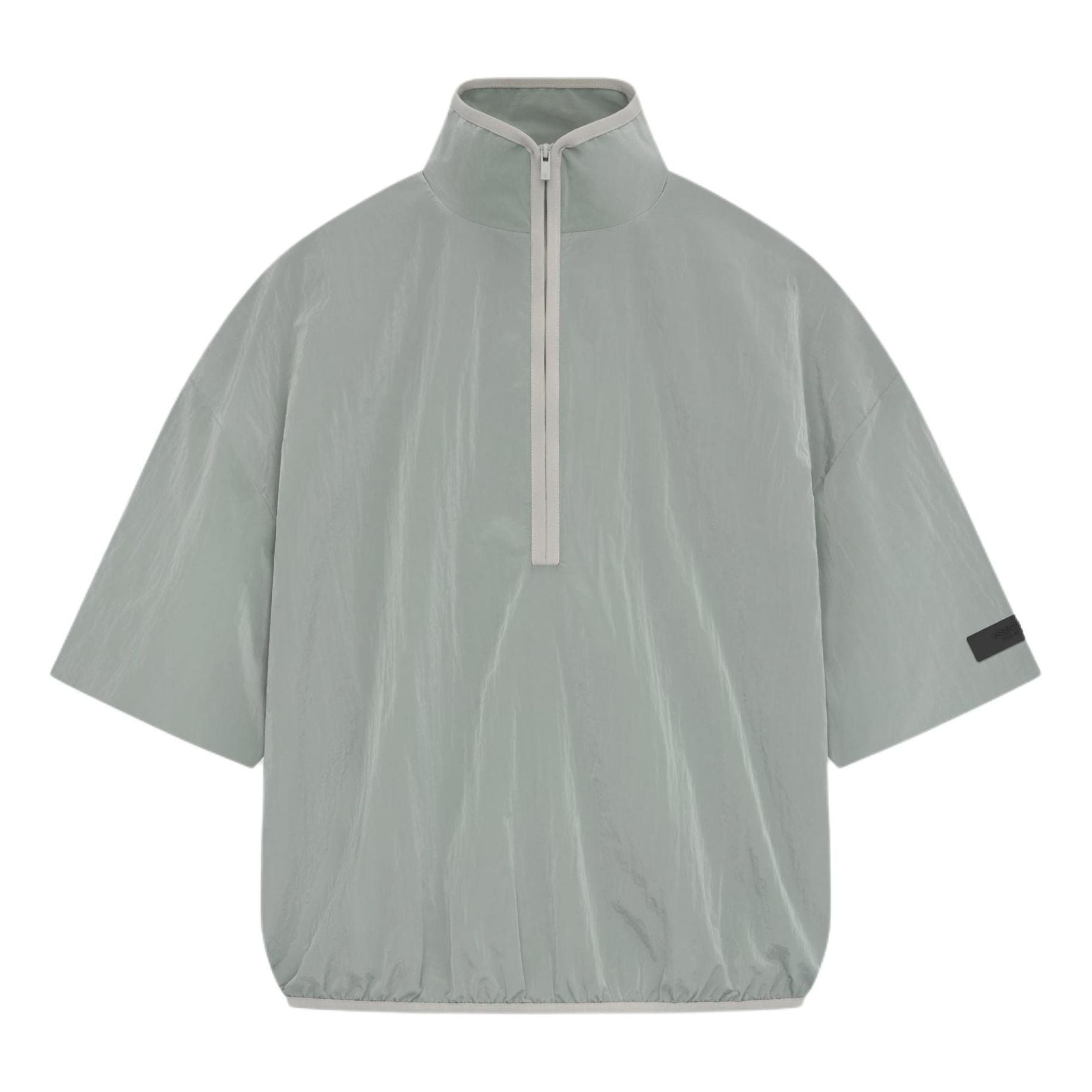 Fear of God Essentials SS234 Half Zip Mockneck Shirt 'Seal' 186SP244055F