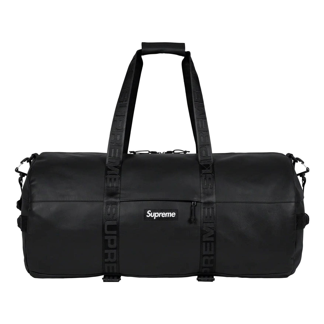 Supreme FW23 Leather Large Duffle Bag 'Black' SUP-FW23-0826